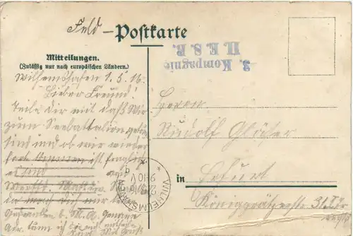 Militärische Speisekarte - Feldpost -476964