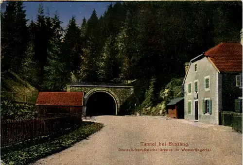 Tunnel bei Bussang - Deutsch französische Grenze - Feldpost -477024