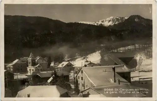 St. Cergues en Hiver - La Gare -453246