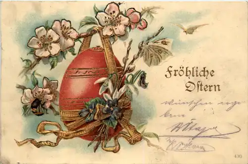 Ostern - Prägekarte -477348