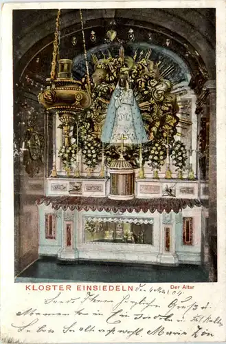 Kloster Einsiedeln - Der Altar -477116