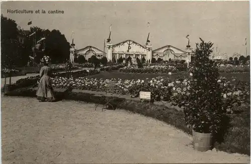 Lausanne - Exposition d agriculture 1910 - Horticulture et la cantine -477104