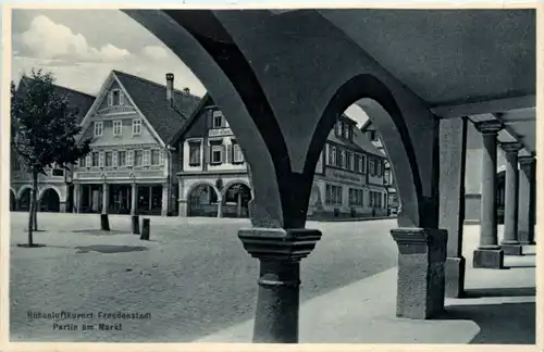 Kurort Freudenstadt, Partie am Markt -375346