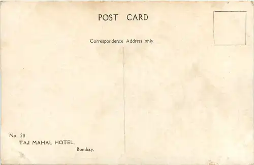 India - Bombay - Taj Mahal Hotel -475586