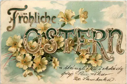 Ostern - Prägekarte -477344