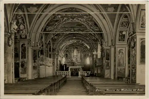 Locarno - Inneres der Madonna del Sasso -477112