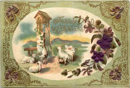 Ostern - Prägekarte -477384