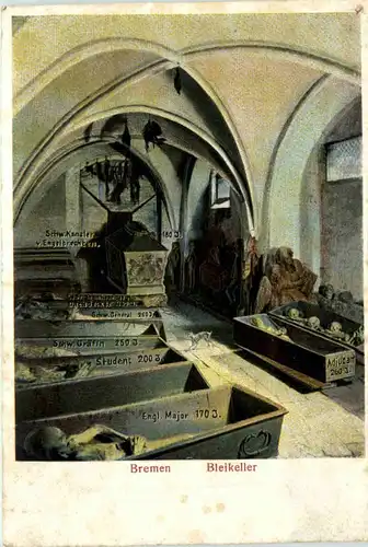 Bremen - Bleikeller - Reliefkarte -477708
