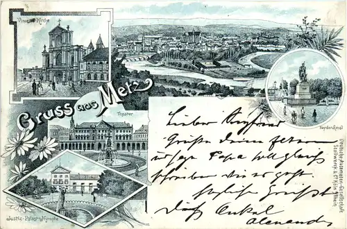 Gruss aus Metz - Litho -477192