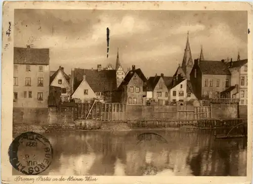 Bremen, Partie an der kleinen Weser -375726