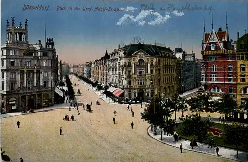 Düsseldorf, Blick in die Graf-Adolf-Strasse -375036