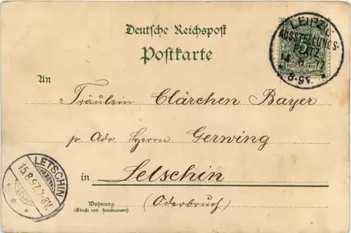 Leipzig - Industrie und Gewerbe Ausstellung 1897 - Litho -90684