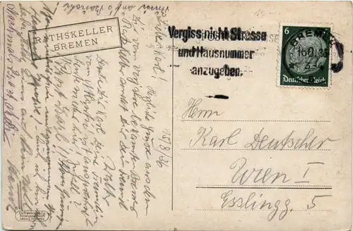 Bremen, Wandgemälde im Ratskeller -375946