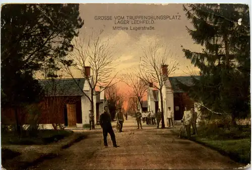 Lager Lechfeld, Truppenübungsplatz, Mittlere Lagerstrasse -375136