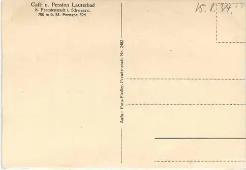 Cafe Lauterbad, Freudenstadt -375216