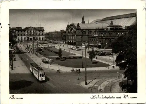 Bremen, Bahnhofsplatz mit Museum -375602