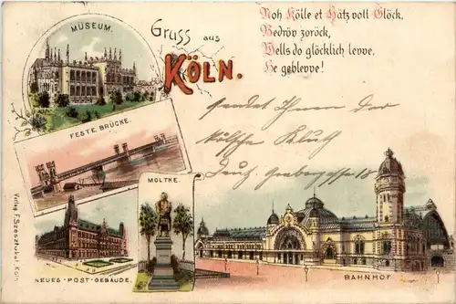 Gruss aus Köln - Litho -91064