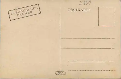 Bremen - Diplom Rathskeller -477732