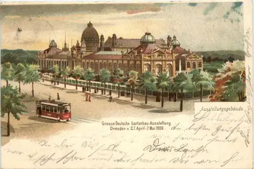 Dresden - Gartenbau Ausstellung 1900 - Litho -91204