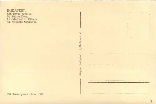 Budapest - St. Stefans Dom -476506