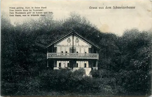 Gruss aus dem Schweizerhause - Neustrelitz -91384
