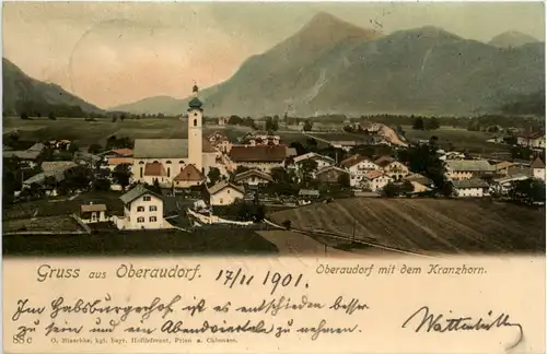 Oberaudorf, mit dem Kranzhorn -375464