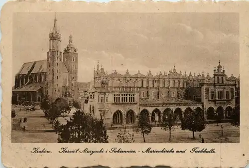 Krakow - Marienkirche und Tuchhalle -441088