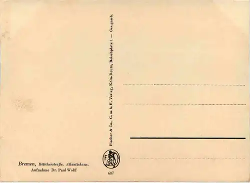 Bremen, Böttcherstrasse, Atlantishaus -375744