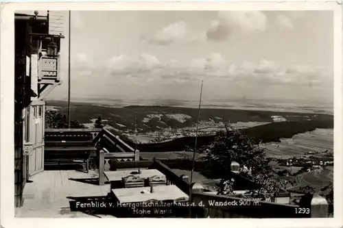 Fernblick v. Herrgottschnitzerhaus a.d. Wandeck, Hohe Wand -375976