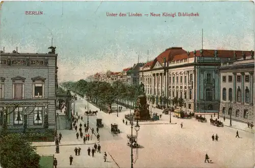 Berlin, Unter den Linden, neue Königl. Bibliothek -376934