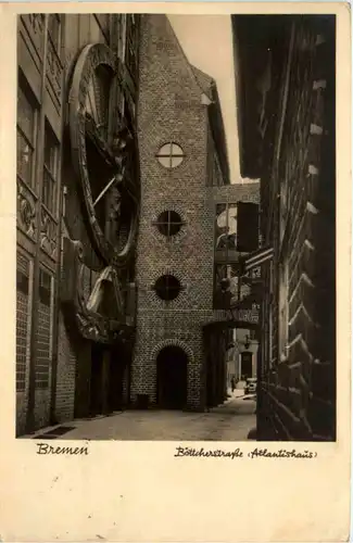 Bremen, Böttcherstrasse, Atlantishaus -375872