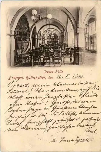 Bremen, Ratskeller, Grosse Halle -375884