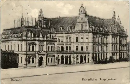 Bremen, Kaiserliches Hauptpostamt -375640