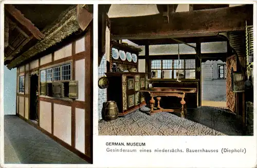 German.Museum, Gesinderaum eines nieders. Bauernhauses Diepholz -375964