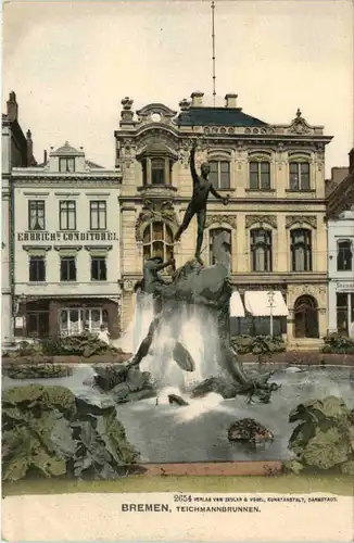 Bremen, Teichmannbrunnen -375680