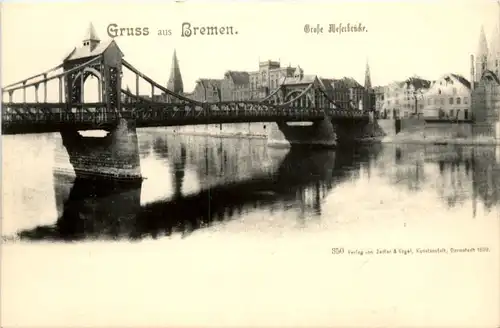 Bremen, Grosse Weserbrücke -375700