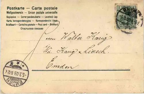 Bremen, Rathaus, Dom und Börse -376296