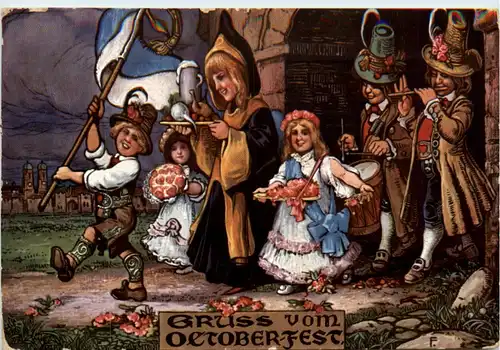 München, Grüsse vom Oktoberfest -376058