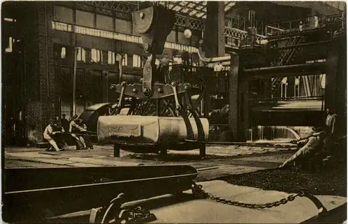 Essen-Ruhr, Krupps-Fabrik, Panzerplatten-Walzwerk -376120