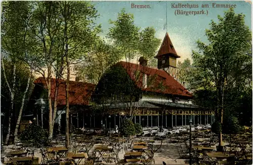 Bremen, Kaffeehaus am Emmasee -376464
