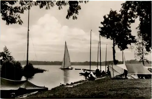 Wendisch-Rietz, kanaleinfahrt in den Scharmützelsee -376728