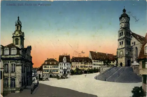 Schwäbisch Hall - Partie am Marktplatz -92648