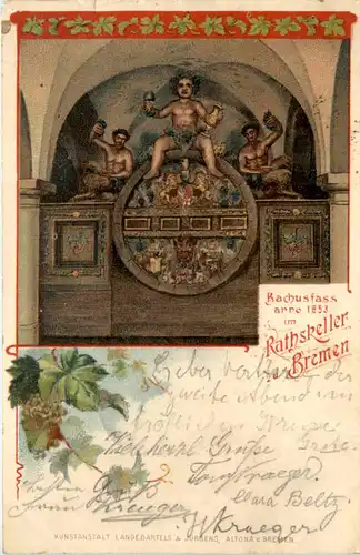 Bremen - Bachusfass im Rathskeller -477766