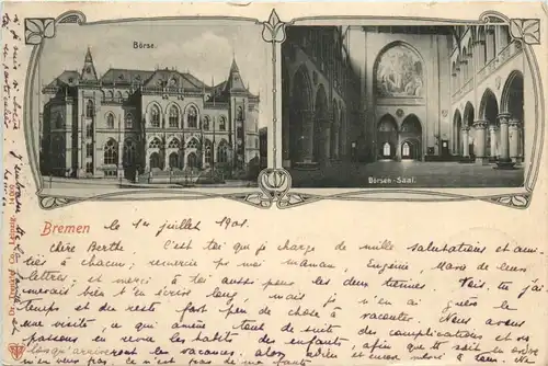 Bremen, Börse und Saal -376338