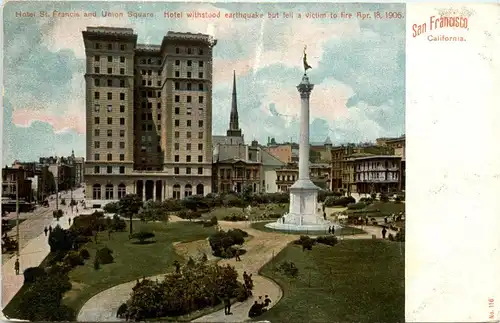 San Francisco - Hotel St. Francis ans Union Square -442362