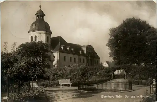 Eisenberg, Schloss mit Garten -377364