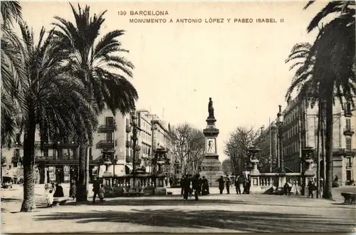 Barcelona - Monumento a Antonio Lopez -442602