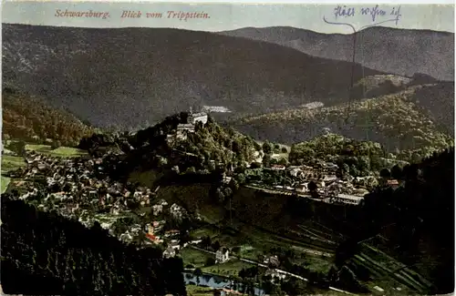 Schwarzburg, Blick vom Trippstein -377520