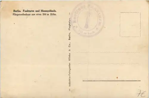 Berlin, Funkturm und Messegelände -376874