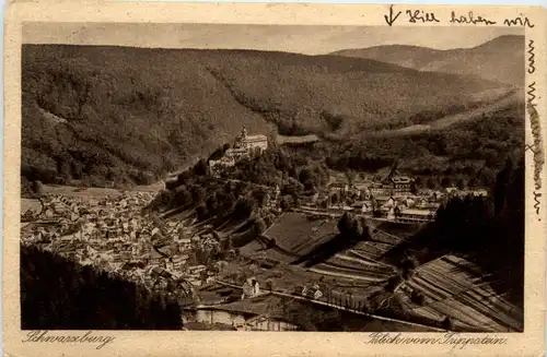 Schwarzburg, Blick vom Trippstein -377300